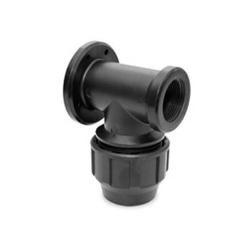 CODO PLACA PARED HIDROTEN GRIFO MIXTO PP PARA PE Ø 32MM - 1