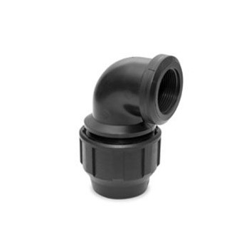 CODO HIDROTEN ROSCA HEMBRA PP PARA PE Ø 20MM - 1/2