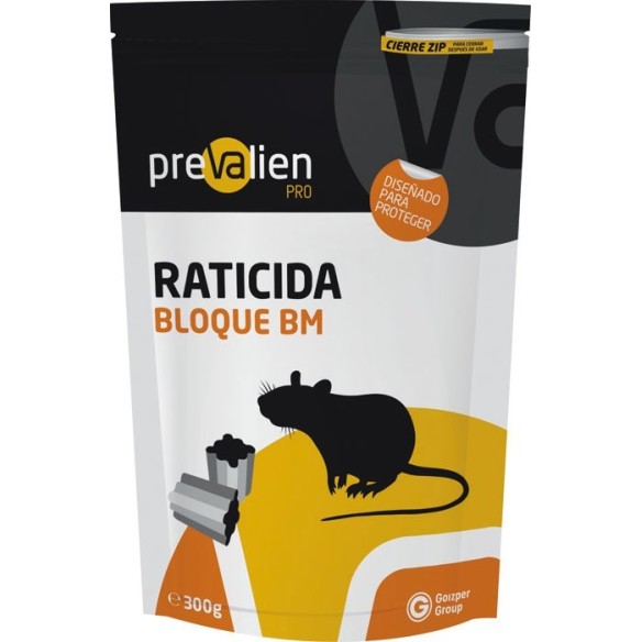 RATICIDA BLOQUE 300 GR PREVALIEN GOIZPER