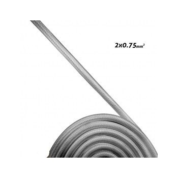 CABLE AUDIO BLANCO/GRIS 2X0.75 20 M