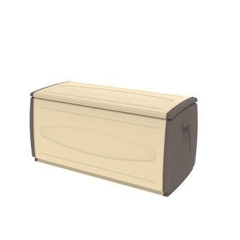 BAÚL DE RESINA SAHARA 308L BEIGE 54X120X57CM