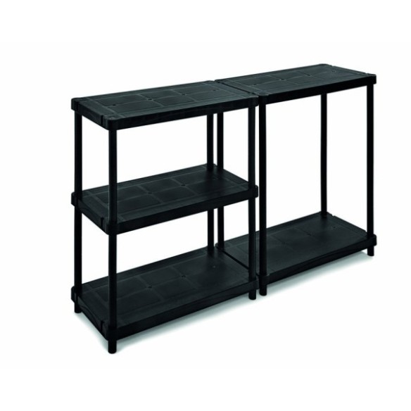 ESTANTERIA 4080/5C JOBGAR RESINA MARRON OSCURO 5 BALDAS