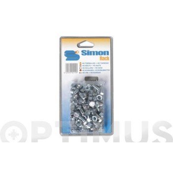 JUEGO TORNILLOS Y TUERCAS SIMON 40 UNID