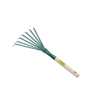 ESCOBILLA DE MANO 7 DIENTES CON MANGO MADERA