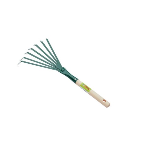 ESCOBILLA DE MANO 7 DIENTES CON MANGO MADERA