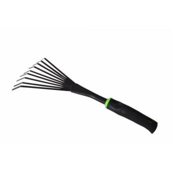 ESCOBILLA JARDIN  METALICA PEQUEÑA MANGO BIMATERIA