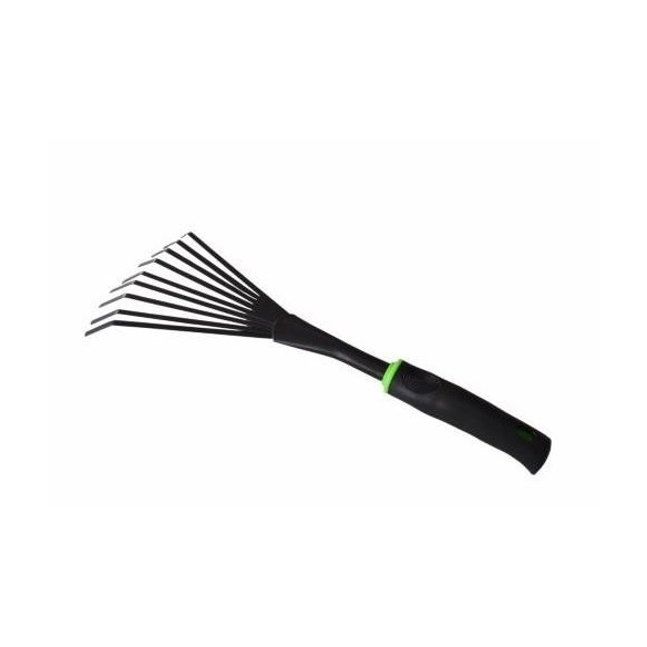 ESCOBILLA JARDIN  METALICA PEQUEÑA MANGO BIMATERIA