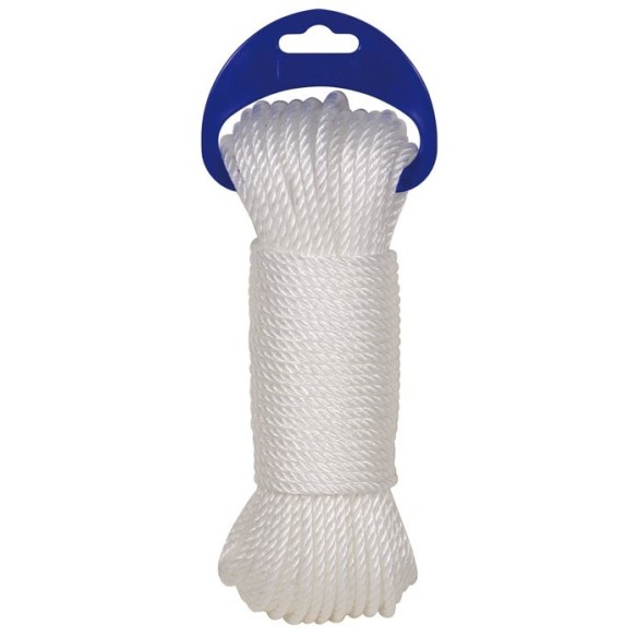 CUERDA CABLEADA PE 4C MADEJA POLIETILENO Ø 5 MM BLANCO 10 M