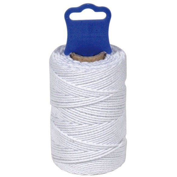 HILO CABLEADO BOBINA ALGODÓN Ø 1 MM BLANCO 250 M