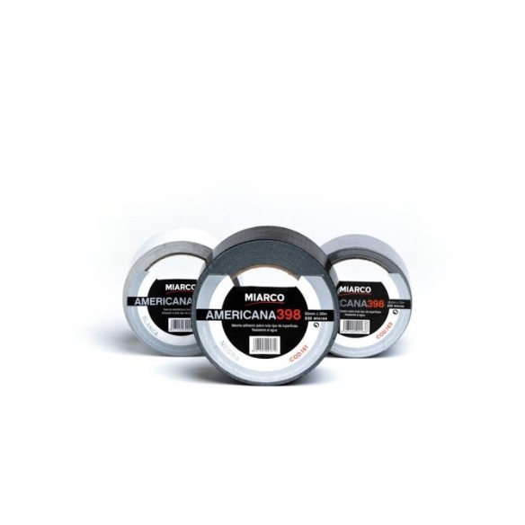 CINTA AMERICANA 398 MIARCO 10 M X 50 MM ALUMINIO