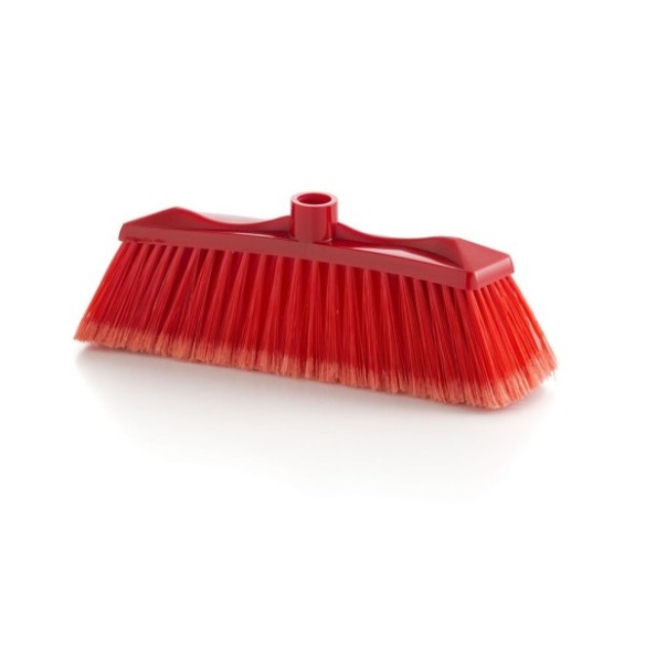 ESCOBA 30CM ROJO