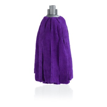 FREGONA DE MICROFIBRA TIRAS LILA