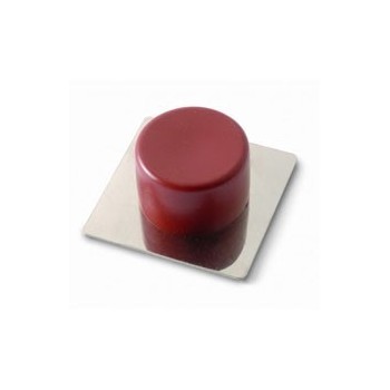 TOPE PUERTA ADHESIVO ACERO INOX MARRON 2 UNIDADES