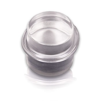 TOPE PUERTA ADHESIVO METACRILATO CILINDRICO TRANSPARENTE