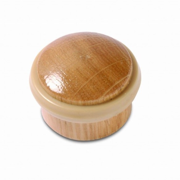 TOPE PUERTA CILINDRICO MADERA COLOR ROBLE