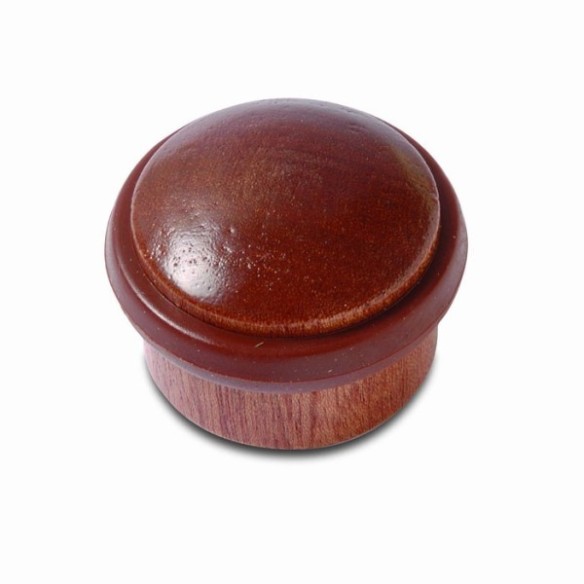 TOPE PUERTA CILINDRICO MADERA COLOR SAPELI