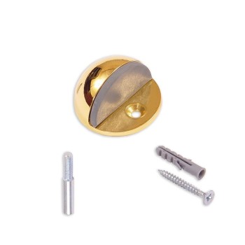 TOPE PUERTA CON PIVOTE Y TORNILLO DORADO