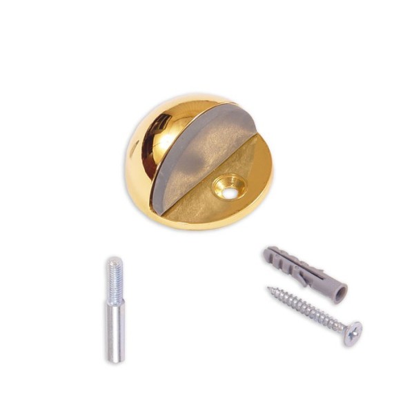 TOPE PUERTA CON PIVOTE Y TORNILLO DORADO