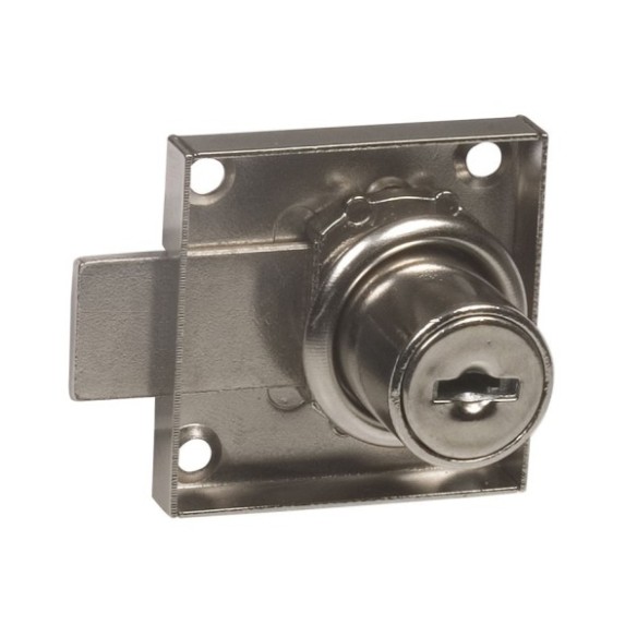 CERRADURA MUEBLE 40MM NIQUEL