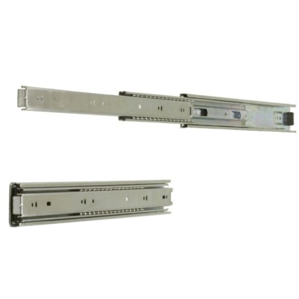 GUIA CAJON 350X45MM ACERO ZINCADO JUEGO