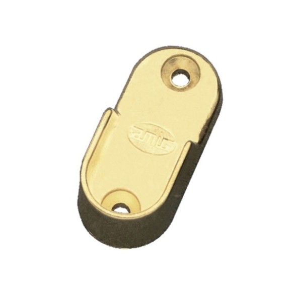 SOPORTE TUBO ARMARIO 30X15X45MM ALUMINIO ORO 2 UDS