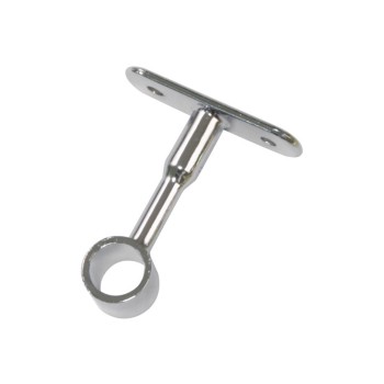 SOPORTE TUBO ARMARIO Ø12X58MM CROMADO 2 UDS