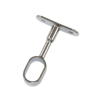 SOPORTE TUBO ARMARIO 30X15X77MM CROMADO 2 UDS