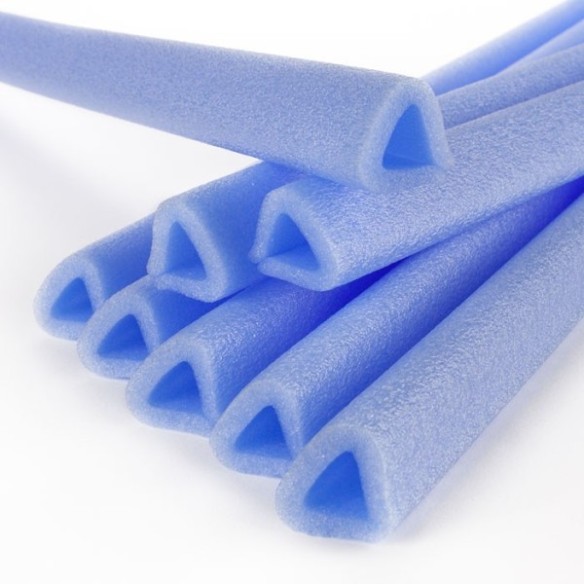 CANTONERA ESPUMA TIPO U20 AZUL 1M
