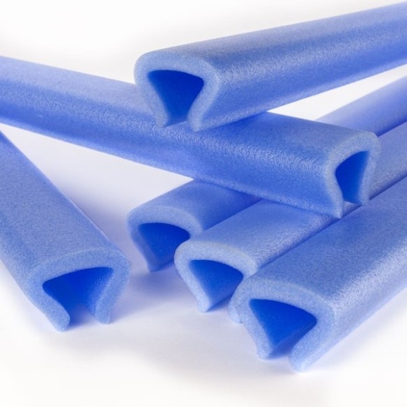 CANTONERA ESPUMA TIPO U45 AZUL 1M