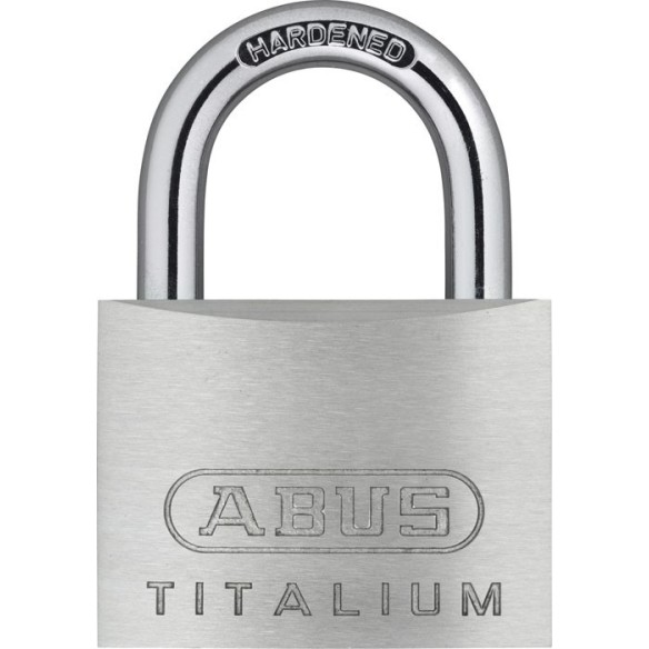 CANDADO ABUS TITALIUM ARCO NORMAL 15 MM EXTERIORES ALUMINIO