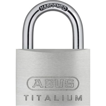 CANDADO ABUS TITALIUM ARCO NORMAL 25 MM EXTERIORES ALUMINIO