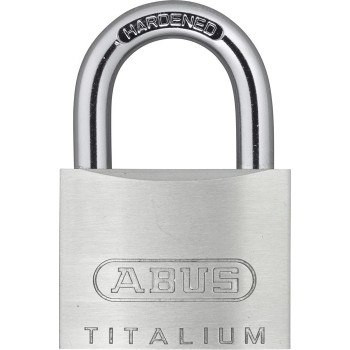 CANDADO ABUS TITALIUM ARCO NORMAL 50 MM EXTERIORES ALUMINIO