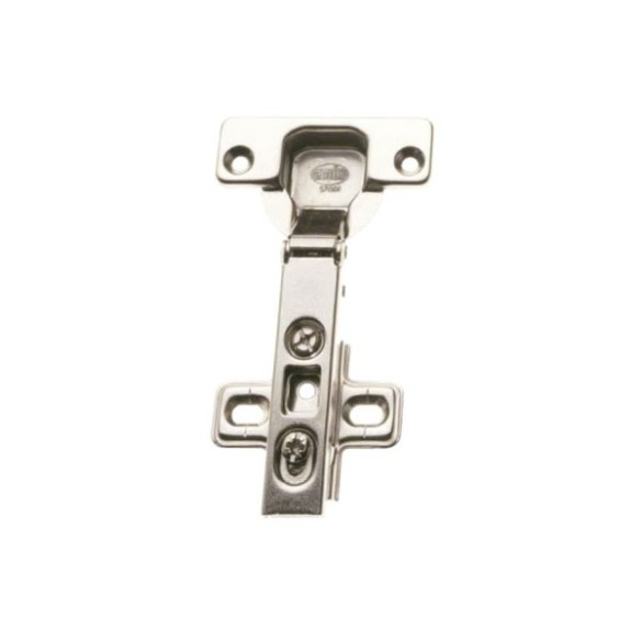 BISAGRA DE CAZOLETA RECTA 110º Ø35MM NIQUEL 2 UDS