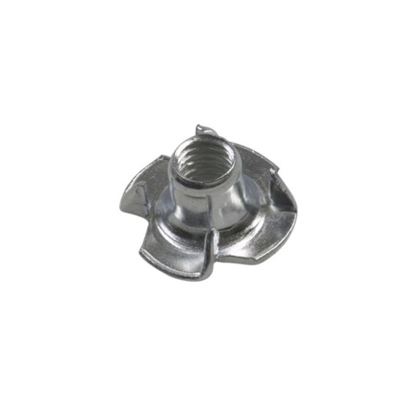 TUERCA CON PUAS M6 Ø15X8MM ACERO ZINCADO 4 UDS