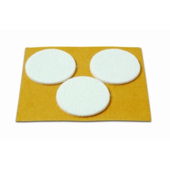 DESLIZADORES FIELTRO Ø42MM BLANCO 3 UNIDADES