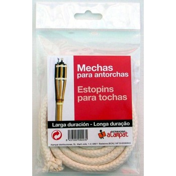 MECHA PARA ANTORCHAS Ø8MM X 1M