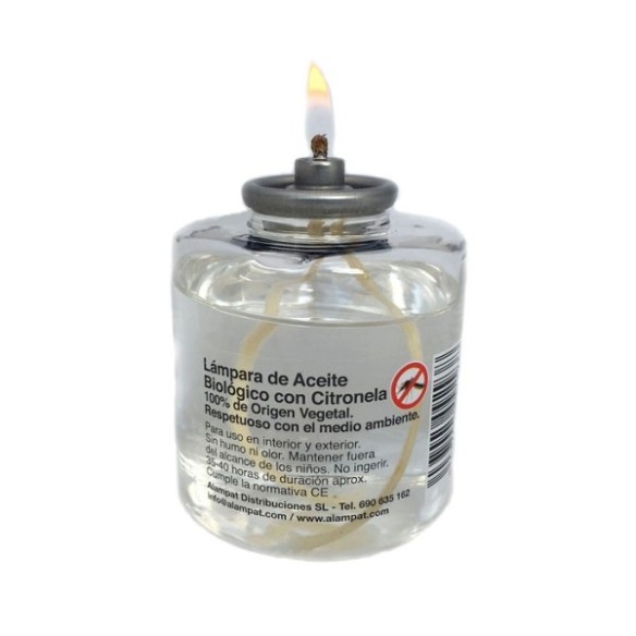 RECAMBIO ACEITE BIOLÓGICO CON CITRONELA 160ML