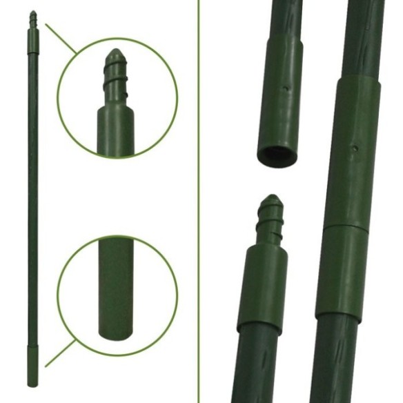 TUTOR DE ACERO PLASTIFICADO PROLONGABLES 60 CM