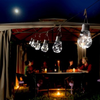 LUZ SOLAR KYU BOMBILLA DECORATIVA LED (*)