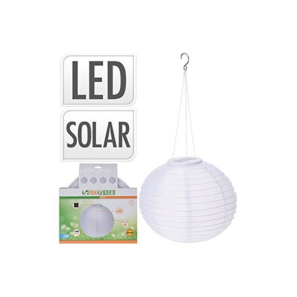 LAMPARA SOLAR ESFERICA LED RECARGABLE
