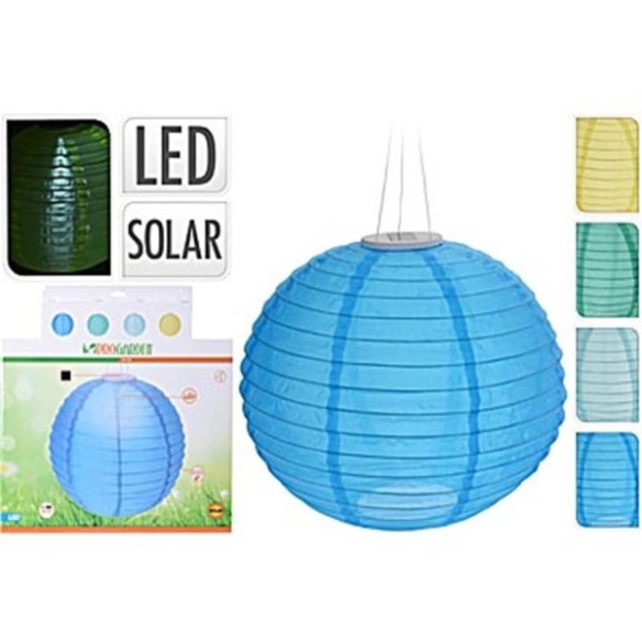 LAMPARA LED SOLAR ESFÉRICA 40 CMS