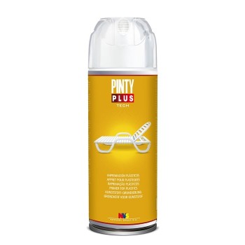 IMPRIMACION PLASTICOS PINTYPLUS TECH SPRAY 520ML TRANSPARENTE
