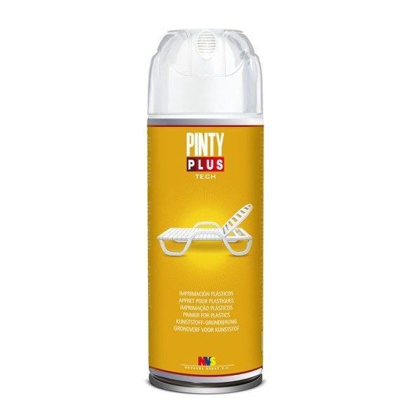 IMPRIMACION PLASTICOS PINTYPLUS TECH SPRAY 520ML TRANSPARENTE