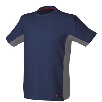 CAMISETA M. CORTA ISSA 8175 STRETCH  MARINO  T-XL