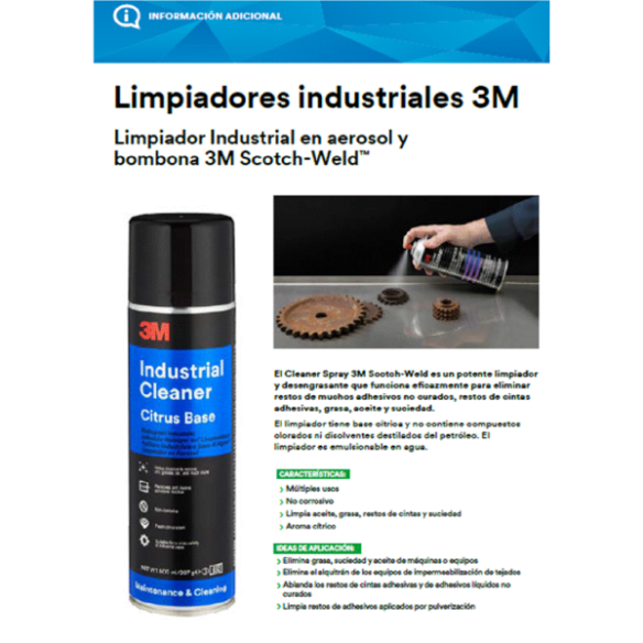 LIMPIADOR INDUSTRIAL ESTANDAR 500ML. LIMP500