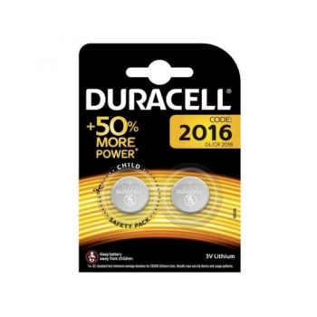 PILA BOTON CR2016 3V LITIO BL.2 UNID DURACELL