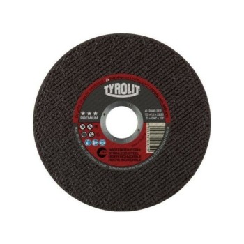 DISCO CORTE TYROLIT PREMIUM A60S-BFP ACERO 125X1 MM