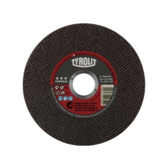 DISCO CORTE TYROLIT PREMIUM A60S-BFP ACERO 125X1 MM
