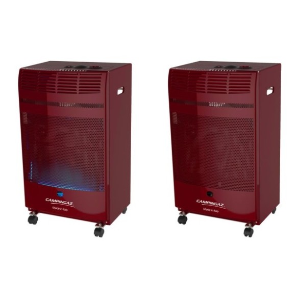 ESTUFA GAS 4200W  LLAMA AZUL BF5000 COLOR BURDEOS