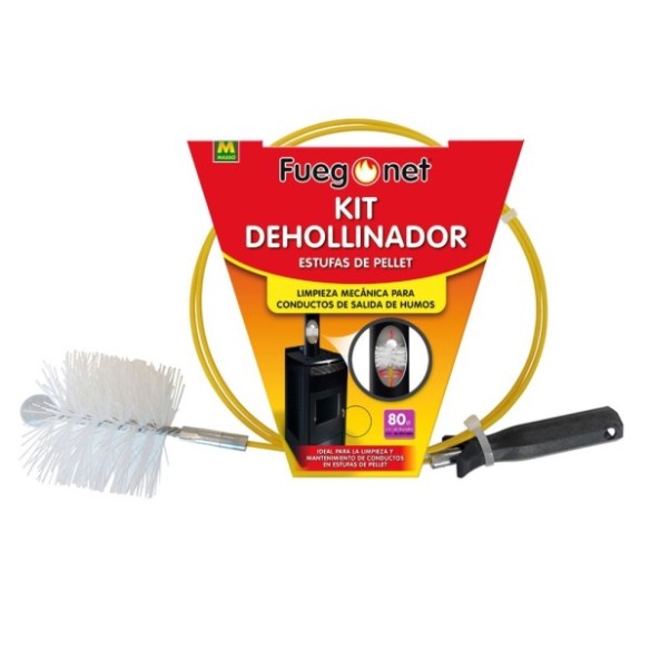 KIT DESHOLLINADOR ESTUFAS PELLET MASSO 80 CM